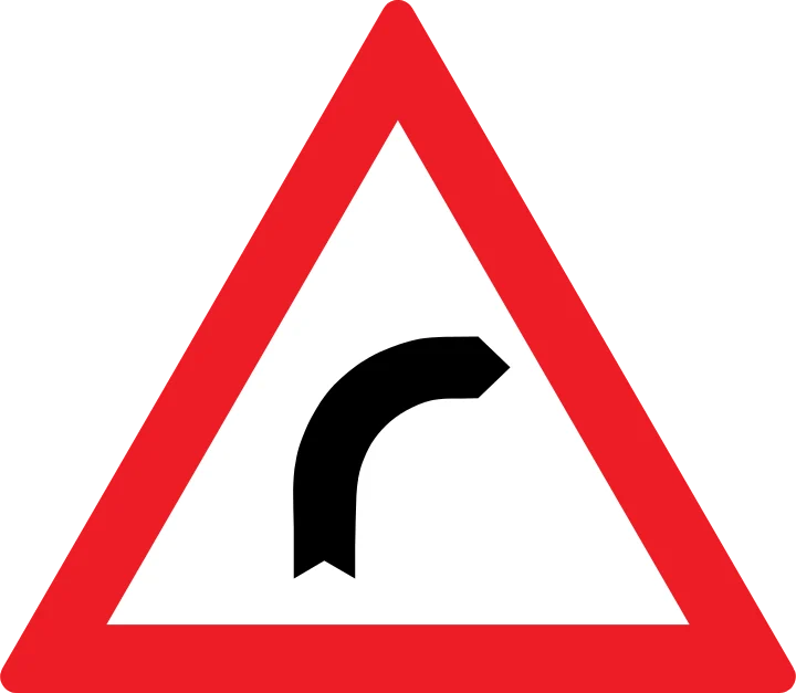 Curbă la dreapta