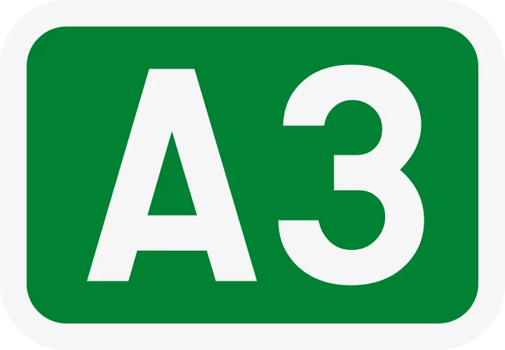 Simbolul și numărul autostrăzii