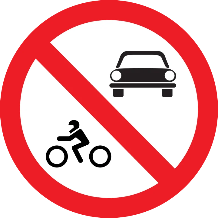 Accesul interzis autovehiculelor