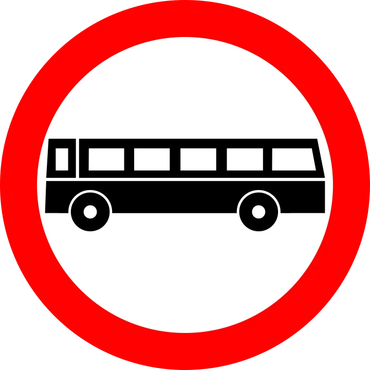 Accesul interzis autobuzelor