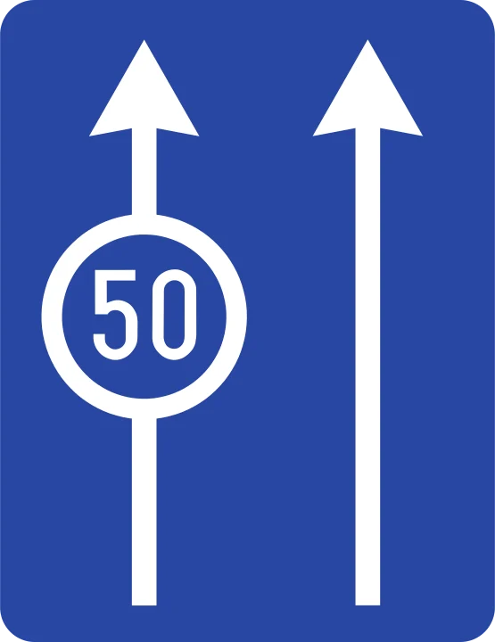 Viteza minimă obligatorie pentru o bandă de circulație