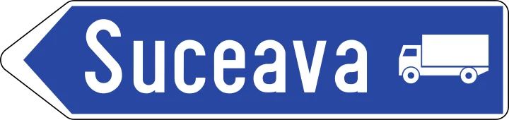 Direcția de urmat pentru autovehiculele destinate transportului de mărfuri