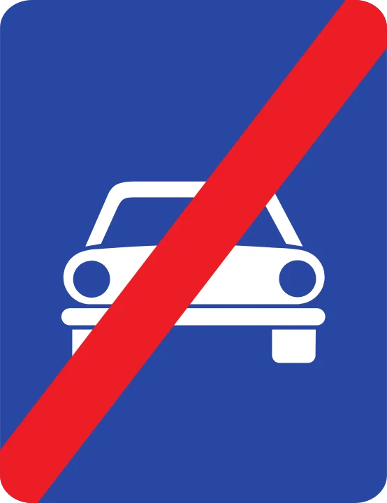 Sfârșitul drumului pentru autovehicule