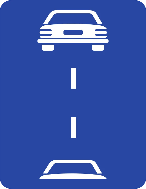 Distanța de siguranță între vehicule pentru viteze de cel mult 60 km/h