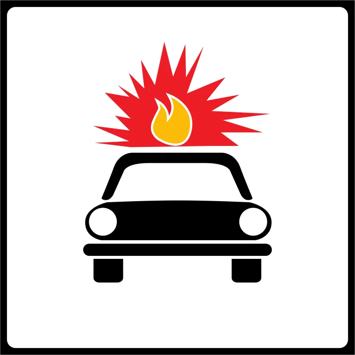 Vehicule care transportă substanțe explozive sau ușor inflamabile