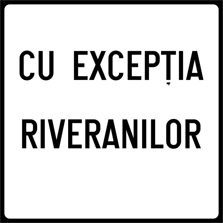 Cu excepția riveranilor